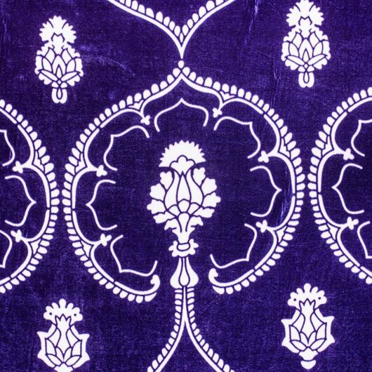 Blue velvet in mulberry silk © Sartor Bohemia