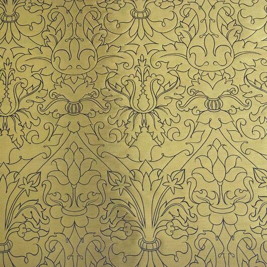 Cloth of gold for renaissance clothing in mulberry silk © Sartor Bohemia