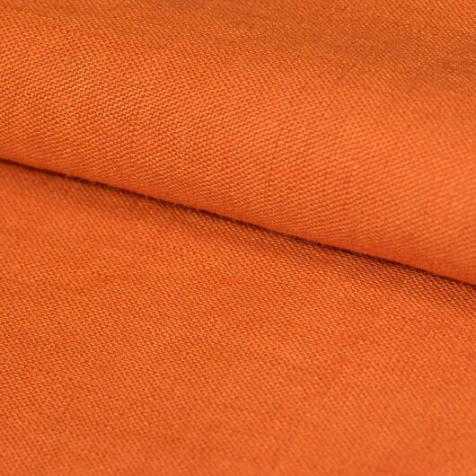 Oranžové lněné plátno, 100% len 104 01-0646