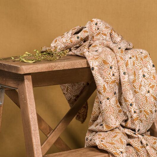 French designer crêpe fabric Lucie Ochre, EcoVero