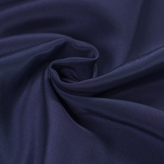 Silk crêpe marocain, dark blue