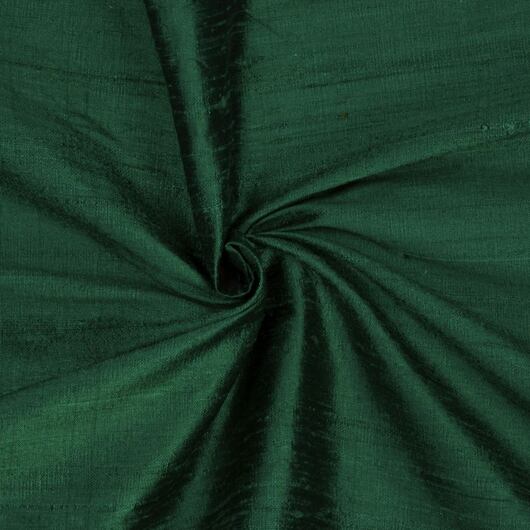 Shot slubbed silk dupioni, black and green