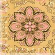 Brocade chrysanthemum, gold and pink