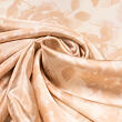 Beige satin silk fabric