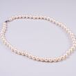 Necklace, medium round pearls