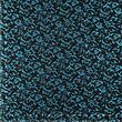 Brocade ornaments, turquoise and black