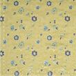 Brocade with floral pattern, gold