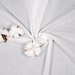 Organic cotton muslin, white