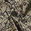 Brocade seabed, black and gold