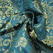 Gold brocade fabric for medieval clothing from mulberry silk © Sartor Bohemia