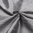 Shot slubbed silk dupioni, silver and white