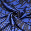 Blue silk fabric