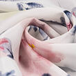 White crepe silk fabric