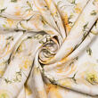 Dress fabric "rosalie", modal with floral print