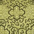 Brocade water lily, brown and gold
