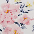 White crepe silk fabric