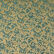 Brocade ornaments, turquoise and gold