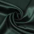 Silk satin, dark green
