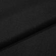 Brushed pure wool coating, black