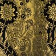 Cloth of gold from Memling's Triptych, handwoven silk with gold, black
