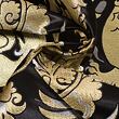 Imperial brocade with Basilisks, silk blend, black