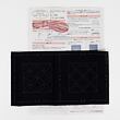 Sashiko starter kit 10 x 10 cm SEVEN TREASURES and OCEAN WAVES, indigo