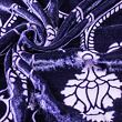 Blue velvet in mulberry silk © Sartor Bohemia
