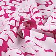 Designer fabric Rain dazzle, hot pink, EcoVero
