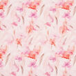Cotton batiste "pincel", dress fabric with floral print
