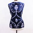 Blue velvet in mulberry silk © Sartor Bohemia